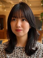 トップヘアー アヴェニュー 刈谷(TOPHAIR Avenue)&nbsp;刈谷レイヤーカットミディアム髪質改善シャギー前髪ありブラウン