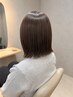 【人気No.2】 カット+艶カラー+髪質再生バイカルテトリートメント
