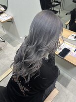 ヘアリゾートレガロ 瓢箪山店(Hair Resort regalo)&nbsp;裾カラーブリーチなしカラーアンブレラカラーヘアカラーショート