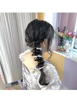 美の間 杏寿 編み込みサイドテール