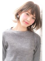 ヘアーアートシフォン 川口東口店(hair art chiffon) うぶバング&エアウェーブのノームコアカールでふわミディ川口