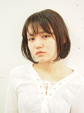 フラムリングス麻布(Framlings azabu) シンプルボブ×シースルーバング