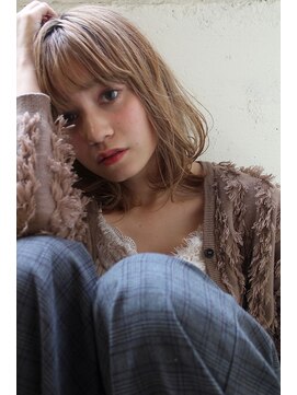 グリーン 渋谷(green) honey beige × ミディ