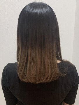 エイトウラワ 浦和店(EIGHT urawa) 【EIGHT浦和】とろみカラー_グレージュ_ハイライト　工藤