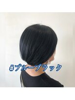 ブランシェ JR勝川駅前店&nbsp;ブルーブラック×ショートボブ