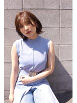 ワイビーアネックス(y.be annex)&nbsp;＃外はねミディ＃ひし形シルエット＃くびれヘアー