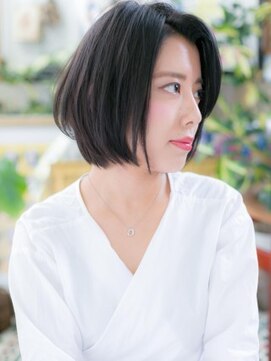 カバーヘア イヴ 戸頭店(COVER HAIR EVE) ★切りっぱなしひし形ショート小顔グラボブ10代20代30代★7