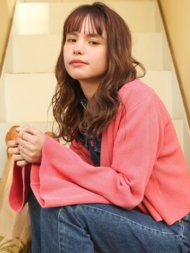 シエナ 渋谷(Siena) Siena シアーベージュ×パッツンバング　渋谷