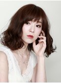 【京都AVEDA】【山科】【オーガニック】重めミディアムスタイル