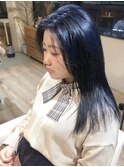 ブルーブラックhair/熊田佳奈子