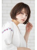 大人かわいい小顔ボブ