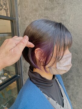 ココモ(KOKOMO) ショートボブ×lavender