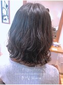 コテ巻き風パーマ