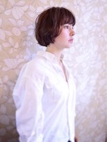 ハウスアンドヘアーワークス(House&Hair works)&nbsp;前髪長め大人小顔ショート30代40代50代　藤沢