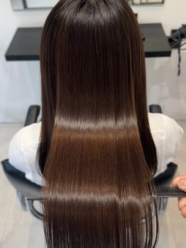 ドルチェ(Dolce)の写真/気になる髪のクセに!【カット+カラー+縮毛矯正+髪質改善トリートメント¥25000】でストレートヘアを実現♪