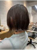 イメチェン/ハッシュカット/レッドブラウン[名古屋栄駅]