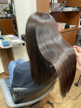 ヘアーパラディ hair paradis 髪質改善メテオカラー&アッシュベージュ