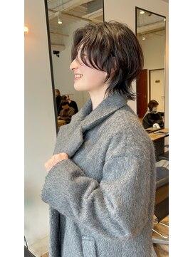 ホヌン 茅ヶ崎(Honnun) 大人のハンサムウルフショートヘア/茅ヶ崎