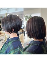 絶壁解消ショート×ひし形小顔×30代40代50代×ショートボブN