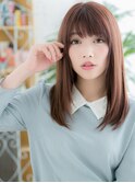 仙台/髪質改善/大人ガーリー☆ピンクヘアーうる艶ストレートa