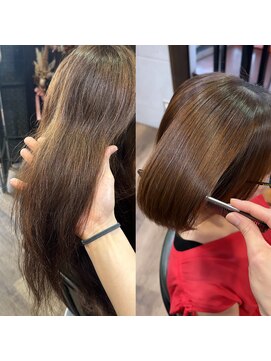 ディライト(Delight) シルクストレート beforeafter