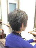 50代60代70代/大人ショート/華やかショート/素敵グレイヘア
