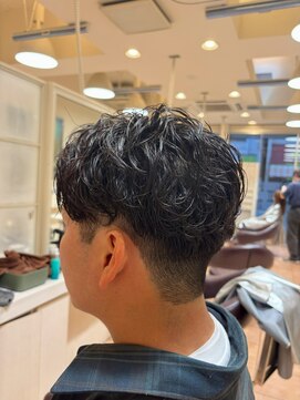 バサ 久米川店(BASSA) メンズ/センターパートシャドウパーマ