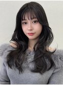 イメチェン/レイヤーカット/卵型/ワイドバング/似合わせカット_1