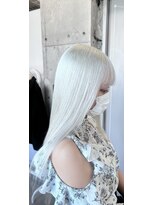 モニカ 原宿店(MONIQA)&nbsp;#ホワイトカラー #ホワイトヘア