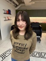 ラヴィズム(LUVISM) 万代新潟駅前顔周りレイヤーハイライトカット韓国ダブルカラー