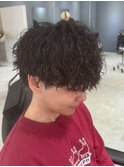 波巻きパーマ/スパイラル/ツイスパ/メンズサロン/メンズ/波巻き