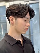 ニコ トウキョウ(nico TOKYO)&nbsp;センターパート曲がる縮毛矯正