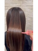 ツヤツヤ縮毛矯正ストレート