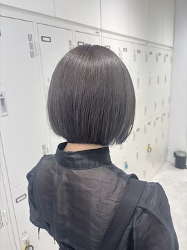 ブラウン(Brown) ミディアムヘア/デザインカラー/フェイスフレーミング/藤沢