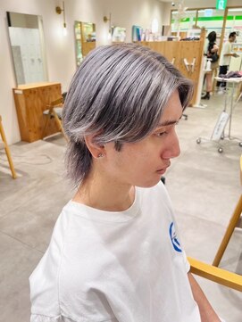 メンズチェレ 金剛店(MEN’s Chere) メンズウルフ/ホワイトシルバー/ハイライト