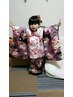 【1ヶ月前予約～】着物着付け(七五三/お子様7歳用)+ヘアセット￥18000