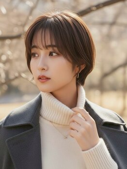 《似合わせカットが人気♪》“大人可愛いショート”であなたの魅力がさらにUP★高い技術で小顔魅せも◎