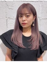 マーケット(MARKET)&nbsp;ラベンダーグレージュ　ブリーチカラー