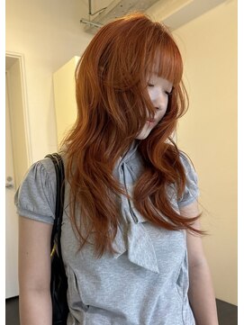 ゾーイダイミョウ(ZOEY daimyo) オレンジカラー レイヤーカット 大名