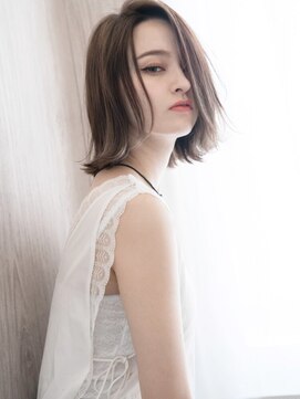 hair room O'olu'olu【ヘアールーム オルオル】【3月1日オープン(予定)】 ☆切りっぱなし×外ハネ×ストレート☆旬味なエッジモードボブ