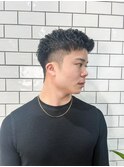 ツーブロック　ショート