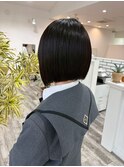 ぱつっとボブ♪