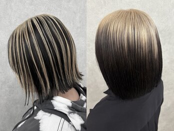 アン(Hair make un)の写真/［カラースペシャリスト在籍salon♪］お客様一人ひとり丁寧な施術で理想のカラーを叶えます。[ブリーチ]