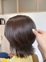 アンフレール&nbsp;レイヤーボブ×ツヤカラー