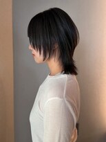 イト(iyto)&nbsp;ウルフ×顔まわりレイヤー×オリーブカラー