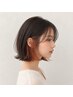 イヤリングカラー◎カラー+カット+COREME集中補修Tr+marbb+ホームケアTr付き