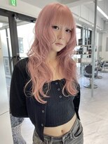 ヴィヴィー 福岡天神店(VIVIE)&nbsp;ペールピンク/レイヤーカット/ハイトーン