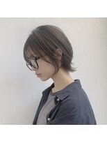 アンリエラ(Unliera)&nbsp;20代30代40代/ショートウルフ/グレージュ/松山美容室
