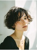 大人ショート 顔周りカット レイヤーボブ ショートレイヤー 艶髪
