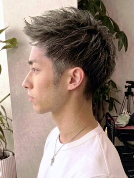 ミーク(meak) フェザーアップバングツーブロック